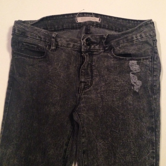 Black/Grey Grunge Pants