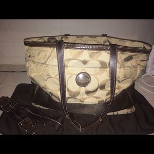 Coach diaper bag