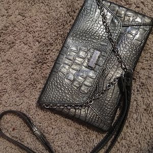 Nine West silver shoulder bag/clutch