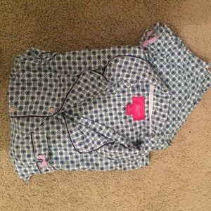 Victoria's Secret Blue Print Pajamas