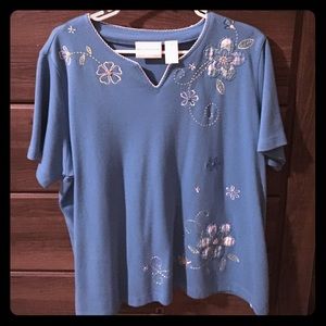 Blouse 1x light blue