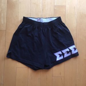Tri sigma sorority letter soffee shorts size M