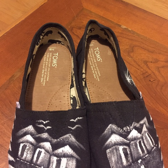TOMS Haitian Artist Collective Unisex sz 8 Mens - Picture 3 of 4