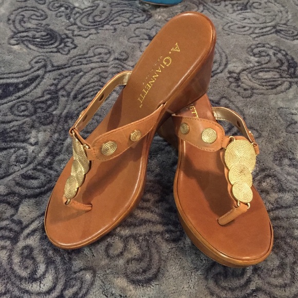 Italian leather sandals