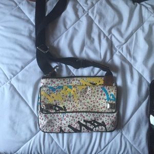 L.A.M.B crossbody bag. Graffiti style