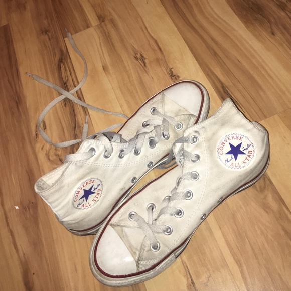 White high top converse