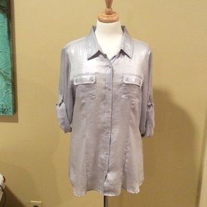 Silver/Grey Safari Style Shirt