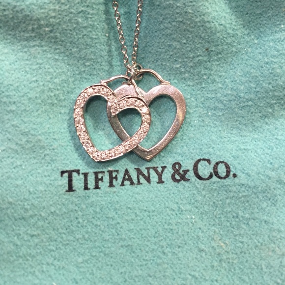 Tiffany & Co. Jewelry - Tiffany & Co. White Gold Heart Pendent