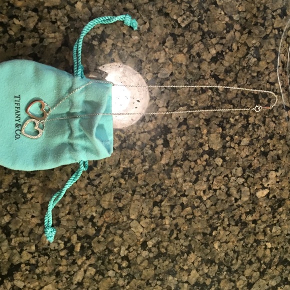 Tiffany & Co. White Gold Heart Pendent - Picture 4 of 4