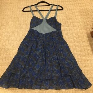 Free People Blue Floral Dress