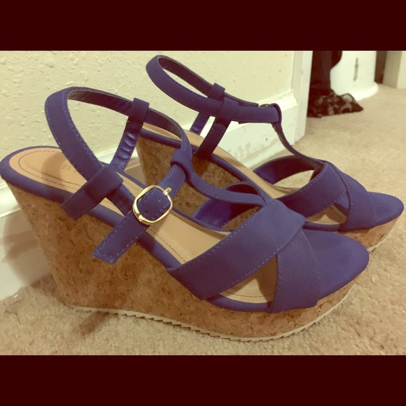 Blue beautiful wedges 👌🏻