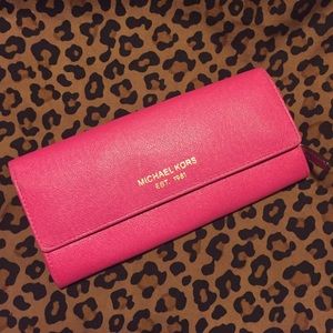 Pink Michael Kors Wallet