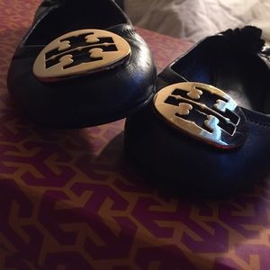 Tory Burch Reva Flats Black Sz.7