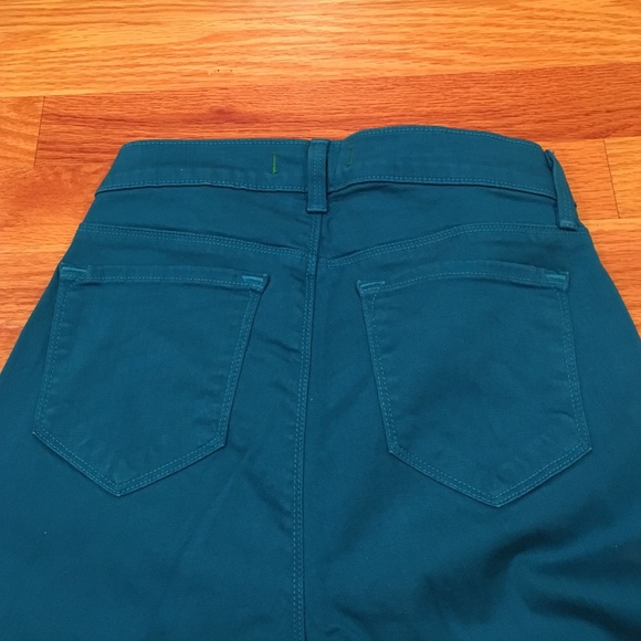 HOST PICK J Brand Teal jeans w/ bottom zippers - Picture 2 of 7