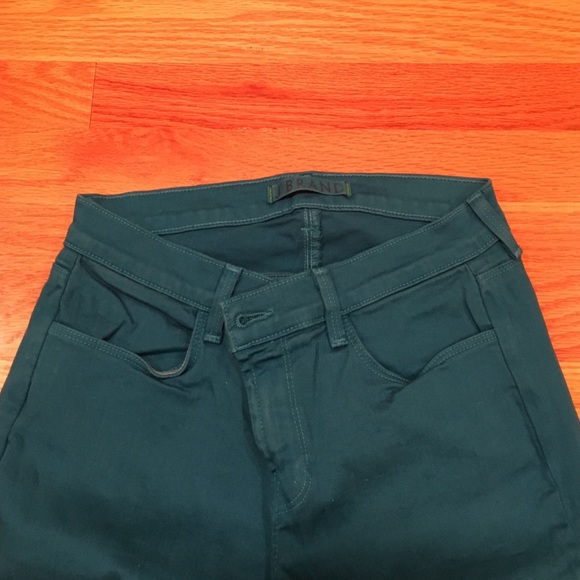 HOST PICK J Brand Teal jeans w/ bottom zippers - Picture 4 of 7