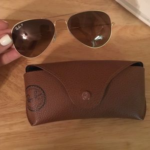 Rayban polarized aviators