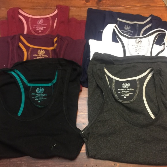 Set of 6 ribbed tanks brand new sold - Picture 2 of 4