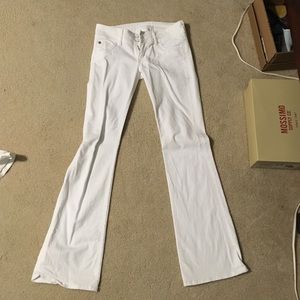 White Hudson jeans