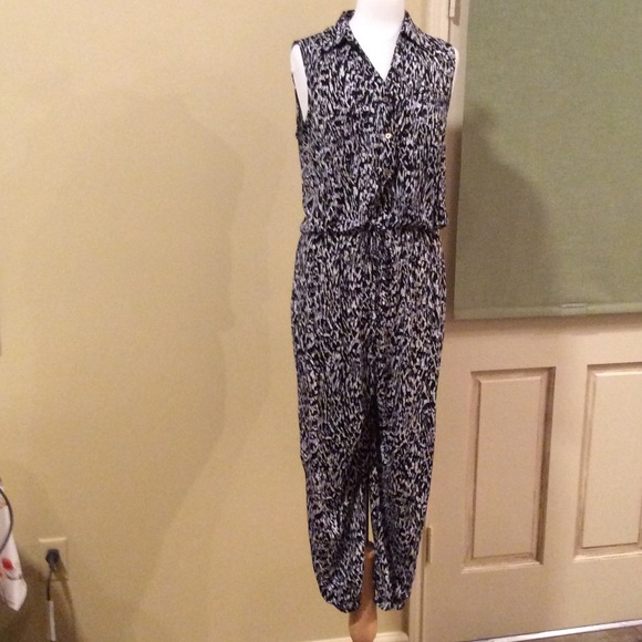 Black and White Jumpsuit