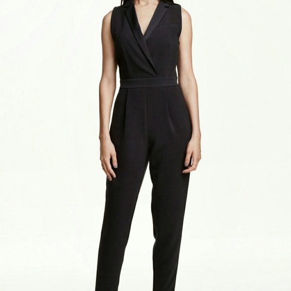 H&M Pants & Jumpsuits Black Hm Sleeveless Jumpsuit Poshmark