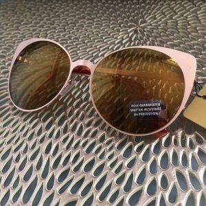 Rose gold sunglasses