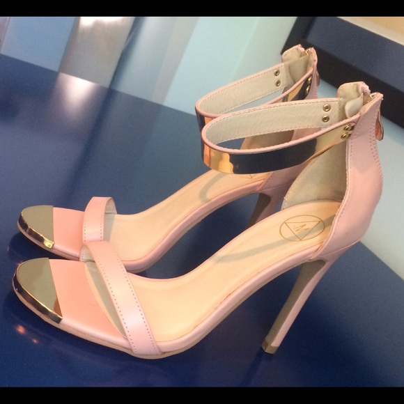 New! Missguided Heels with Gold Detailing