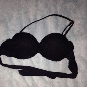 Black push up bikini top