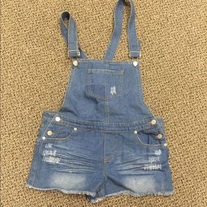 Denim Overalls