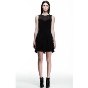 Armani Exchange mini lace black dress