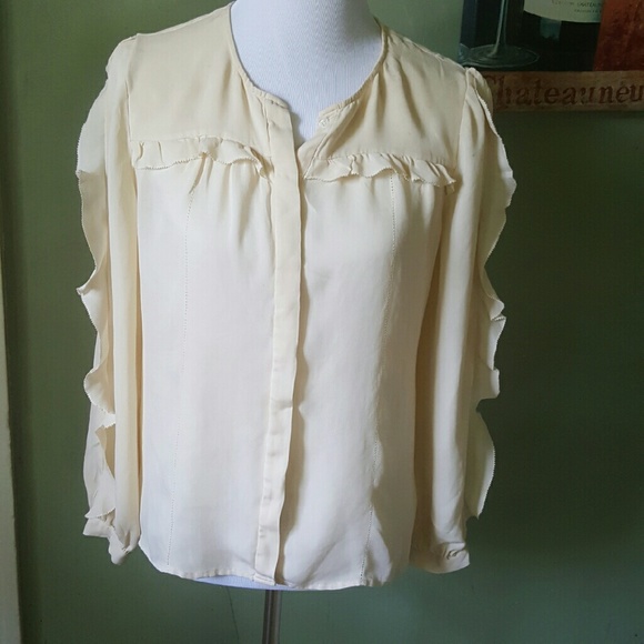 J.Crew beige shirt