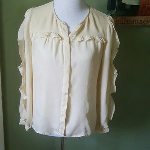 J.Crew beige shirt