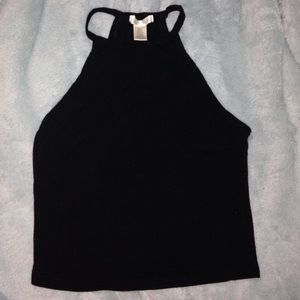 Cute black high neck shirt