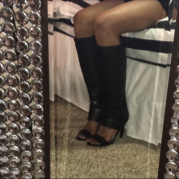 Women's black high heels