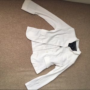 White vintage blazer
