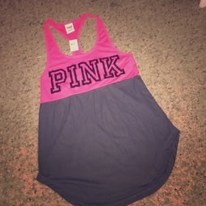 Pink VS sleeveless shirt