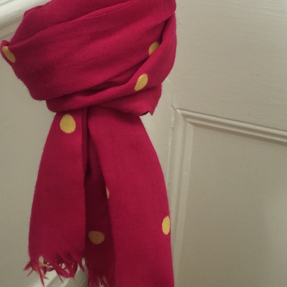 Adorable polka dot J. Crew scarf!