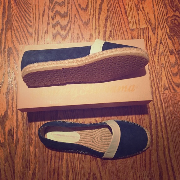 Tommy Bahamas navy suede espadrilles