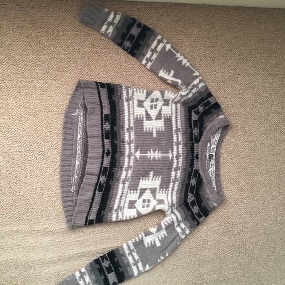 cropped roxy sweater