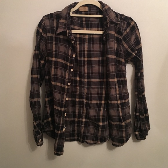 FREE PEOPLE FLANNEL XS