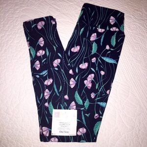 Lularoe floral leggings OS