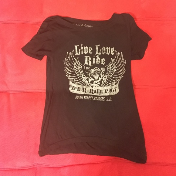 Black Project E Vintage Sturgis Tee