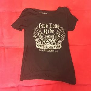 Black Project E Vintage Sturgis Tee