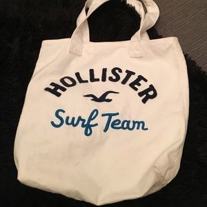 White Hollister Tote