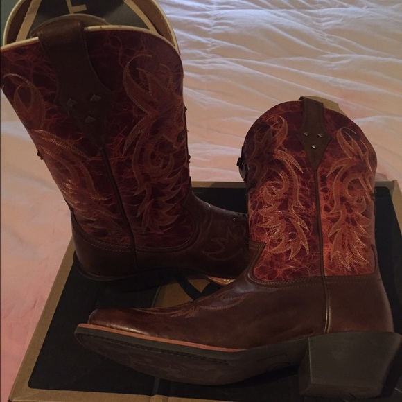 Ariat leather boots!