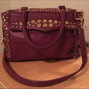 NWT Rebecca minkoff rare grape (red-violet) purse