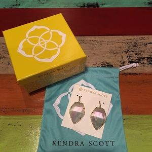 Kendra Scott Corley Drop Earrings in Iridescent.