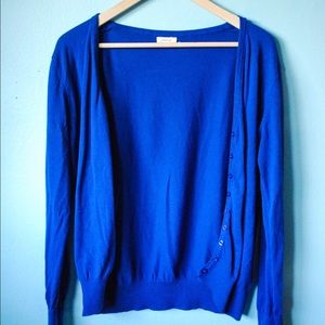 Vibrant Blue Cardigan