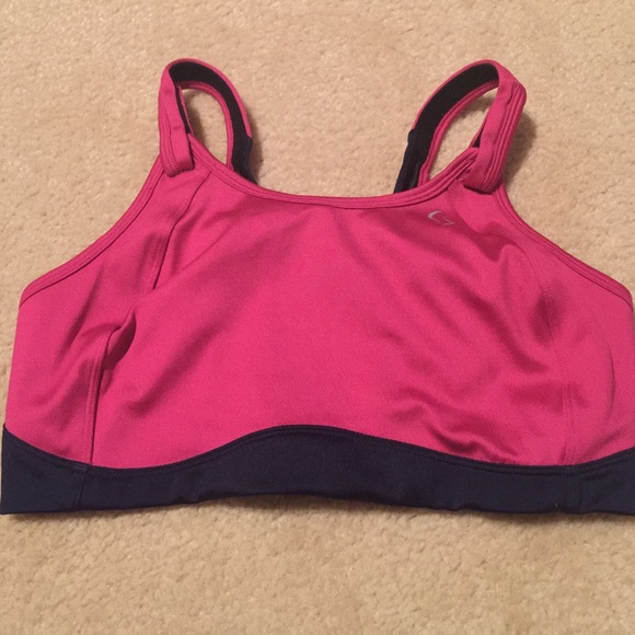 Moving Comfort Fiona sports bra PINK/NAVY