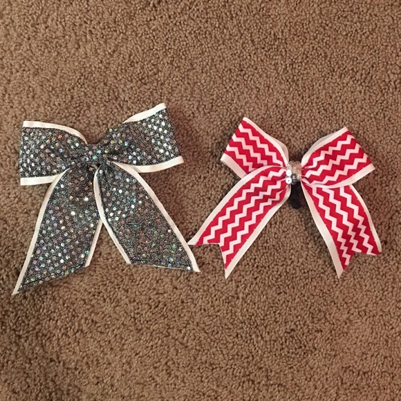 2 cheer bow bundle