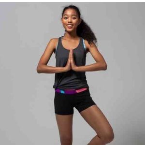 Ivivva black shorts size 14